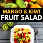 Fruit salad collage