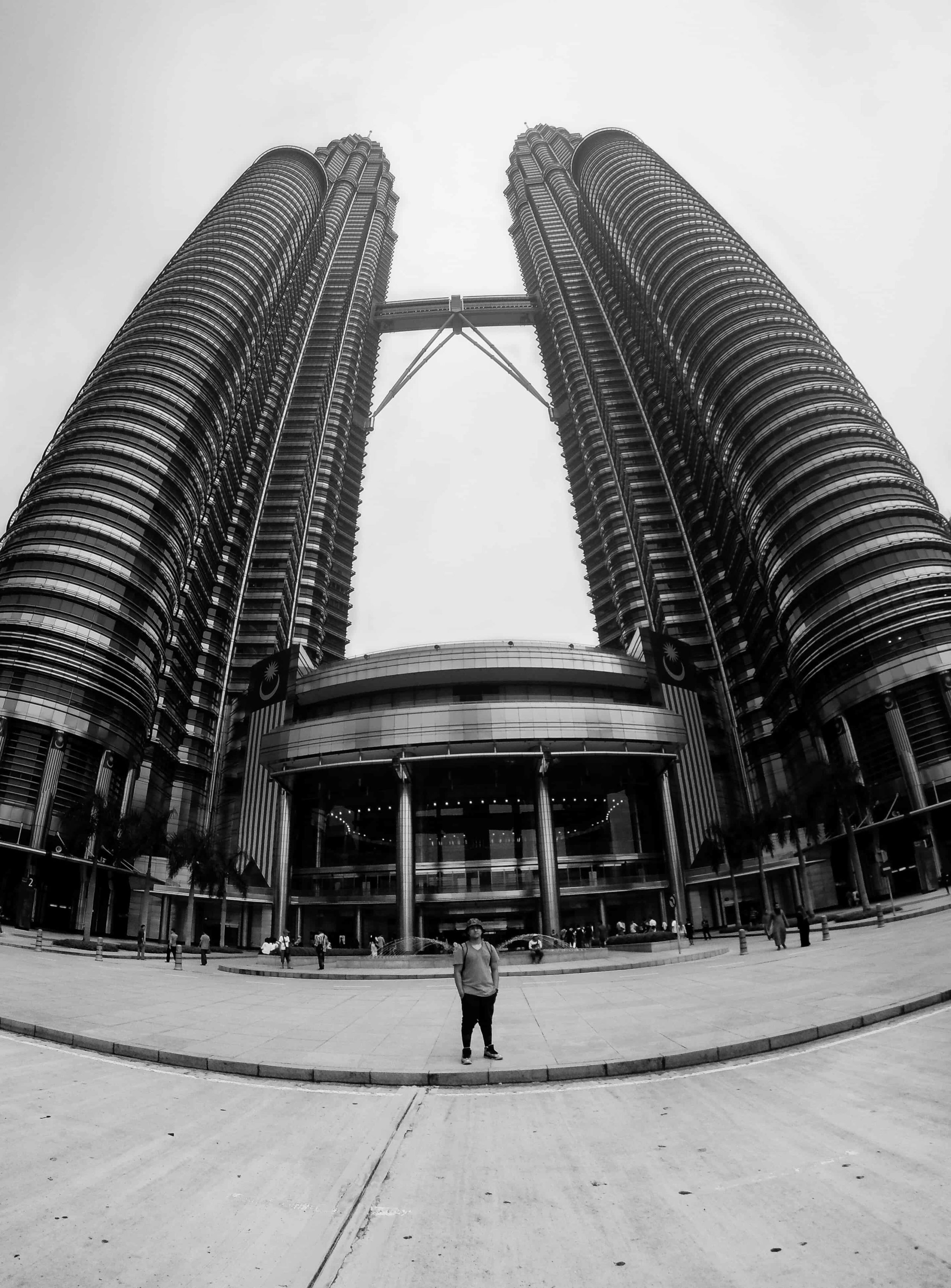 Arvin from Scrambled Chefs at Petronas Twin Towers Malaysia