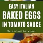 Italian eggs collage