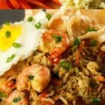 Indonesian Fried Rice Collage