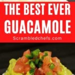 Guacamole recipe collage
