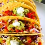 Spicy Beef Tacos with Tangy Homemade Guacamole | ScrambledChefs.com