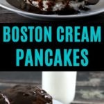 Boston Cream Pancakes Collage