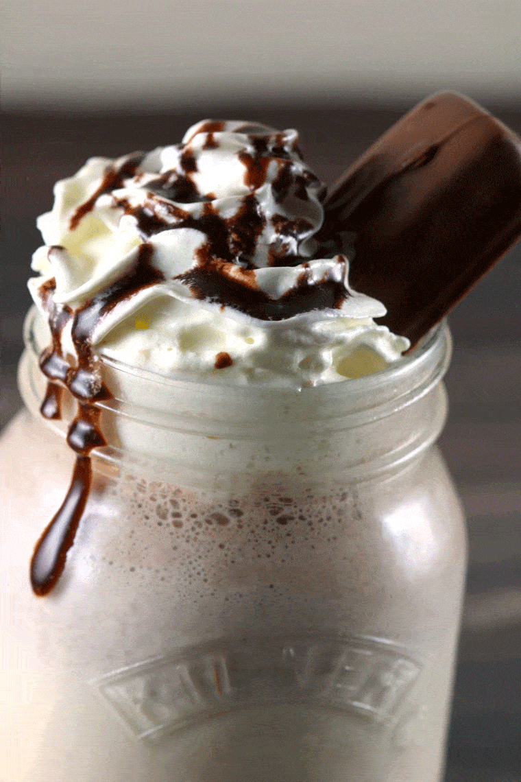 Make Any Chocolate a Milkshake - Twix Milkshake | ScrambledChefs.com