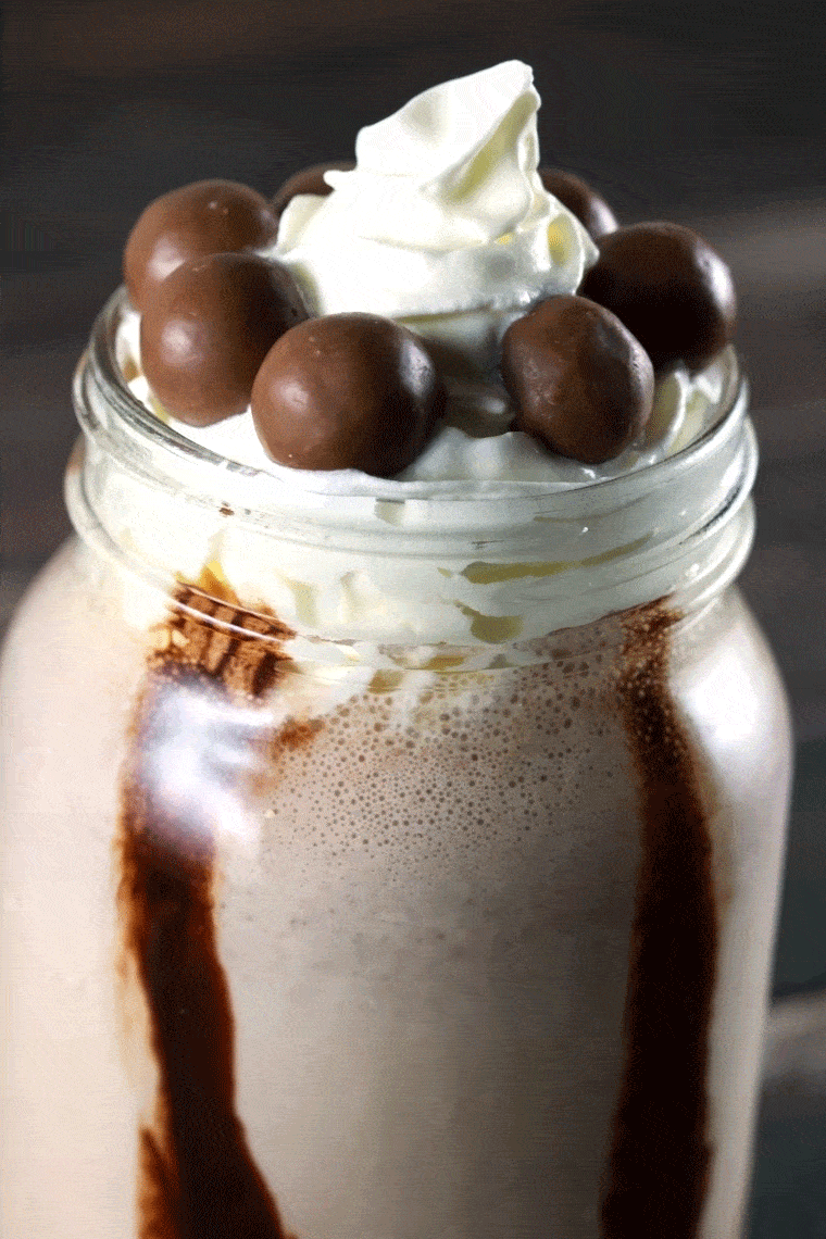 Make Any Chocolate A Milkshake - Homemade Malteser Milkshake | ScrambledChefs.com