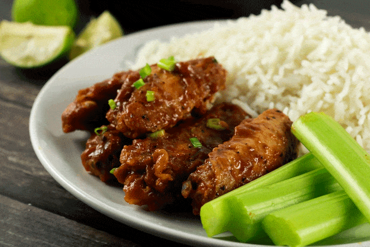 Crispy Sticky Thai Chicken Wings | ScrambledChefs.com