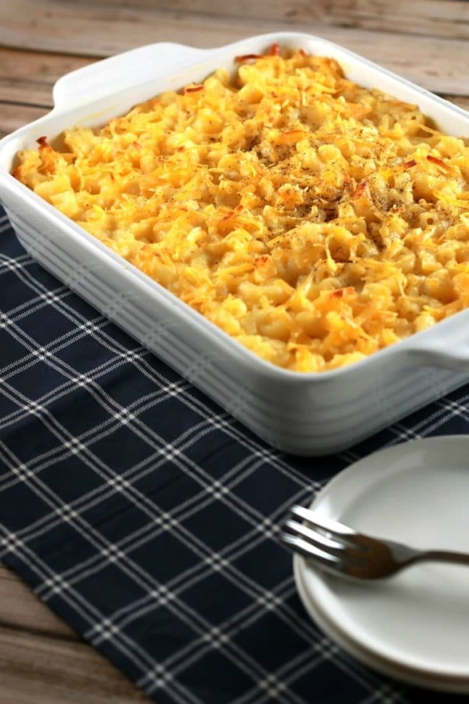 Creamy Baked Macaroni and Cheese - Scrambled Chefs