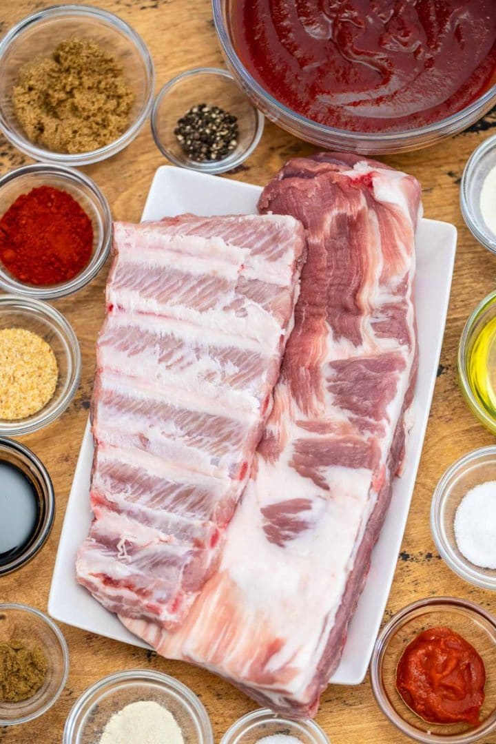 Tender Oven Baked BBQ Ribs That Fall Off the Bone - Scrambled Chefs