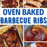 BBQ ribs collage
