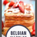 Belgian waffle collage