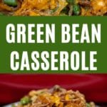 Green bean casserole collage
