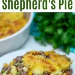 Plate of shepherd's pie