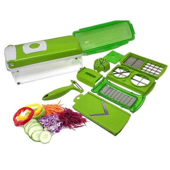 12 Piece Stainless Steel Handheld Onion Vegetable Slicer | Etsy