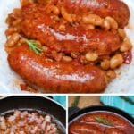 Bean and Sausage collage