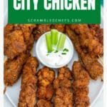 City chicken collage