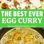 Egg Curry Recipe Collage