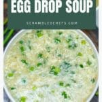 Egg drop soup collage