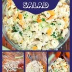 Chicken salad collage
