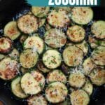 Cooked zucchini with parmesan