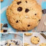 Almond Joy cookies collage
