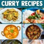 Curry recipes collage