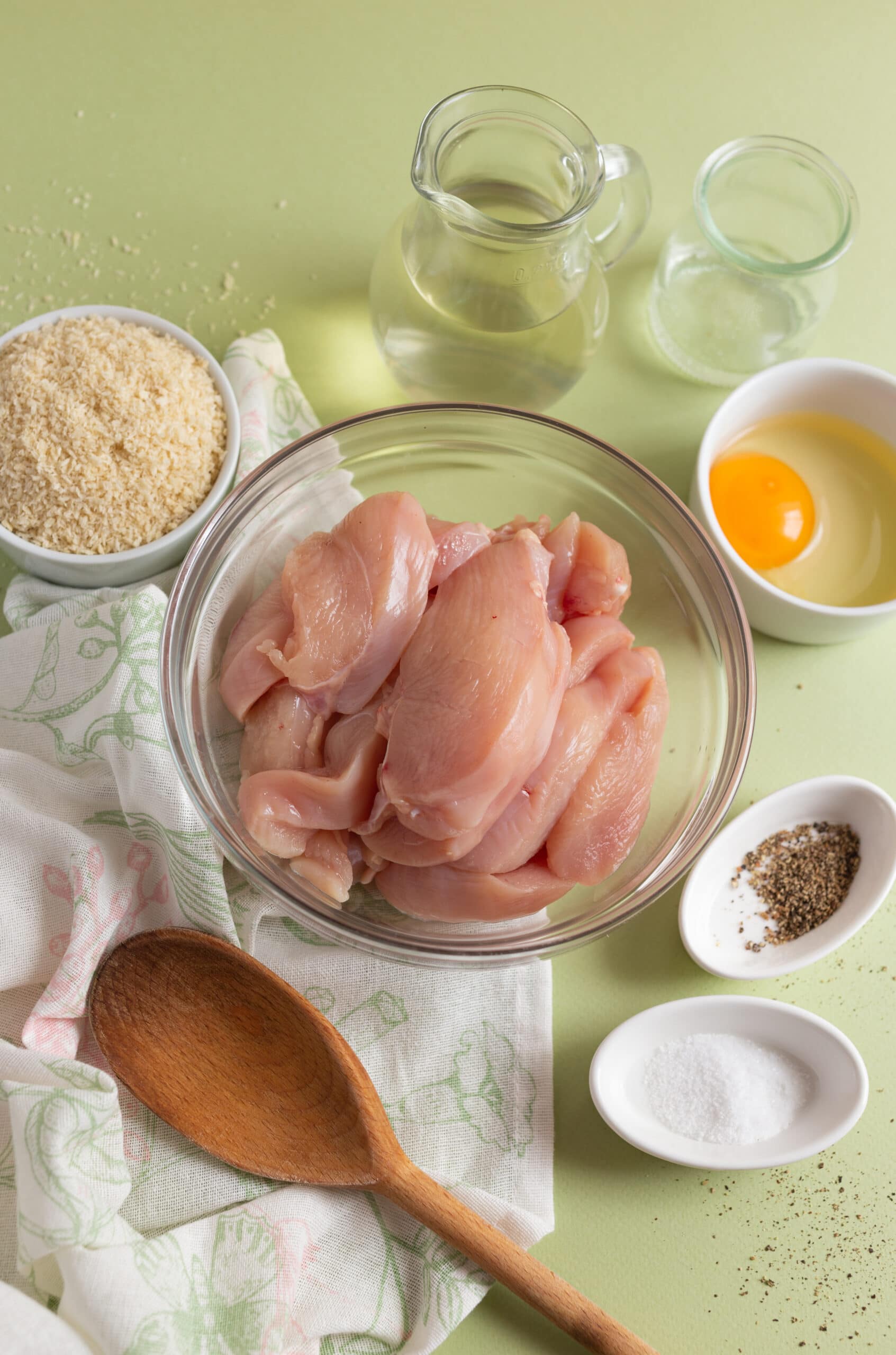 Ingredients for brined chicken