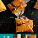 Pizza puffs collage