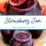 Strawberry jam collage