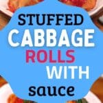 Cabbage rolls collage