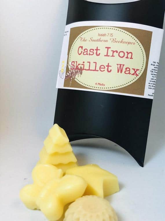 Cast Iron Skillet Seasoning Wax | Etsy