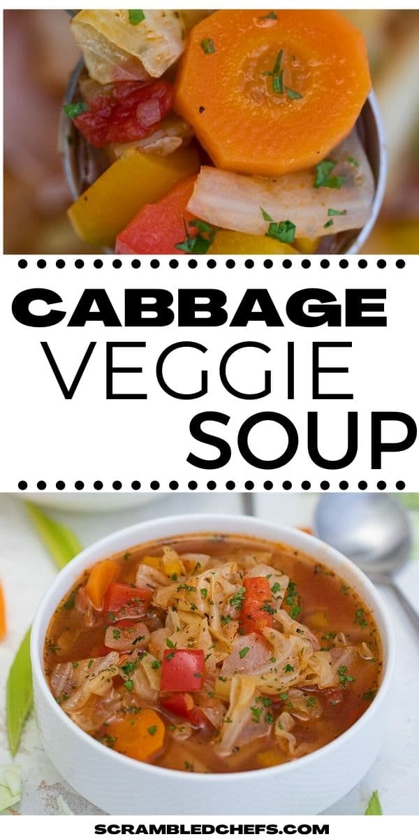 Easy Dutch Oven Cabbage Vegetable Soup Recipe - Scrambled Chefs