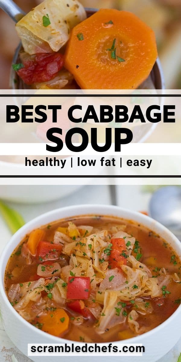 Easy Dutch Oven Cabbage Vegetable Soup Recipe - Scrambled Chefs