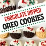 Dipped Oreos collage