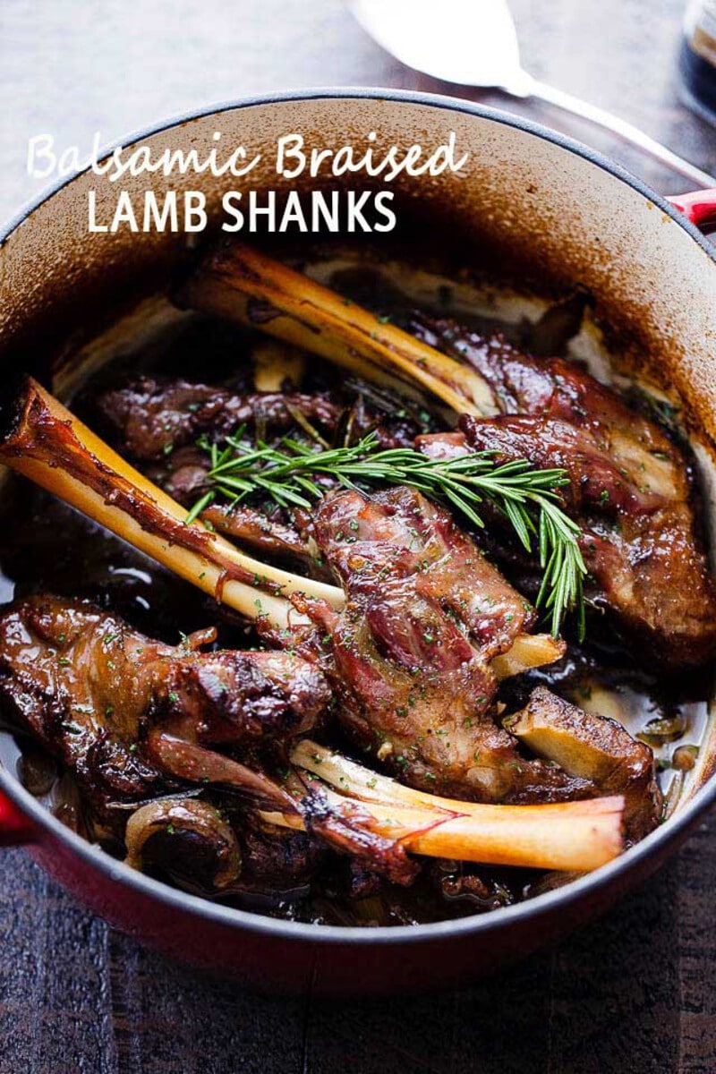 Lamb shanks in dutch oven