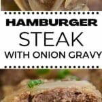 Hamburger steak collage