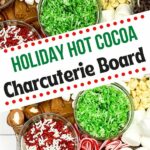 Hot cocoa board collage