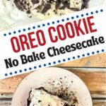 Oreo cheesecake collage
