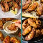 Chicken wings collage