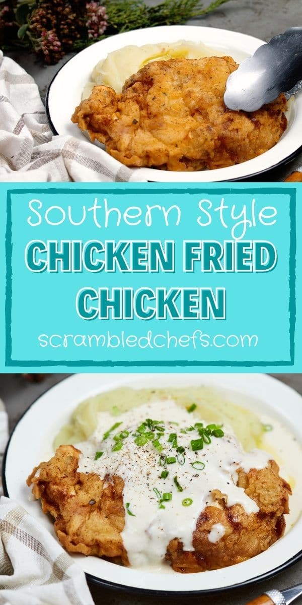 Southern Style Chicken Fried Chicken with Country Gravy