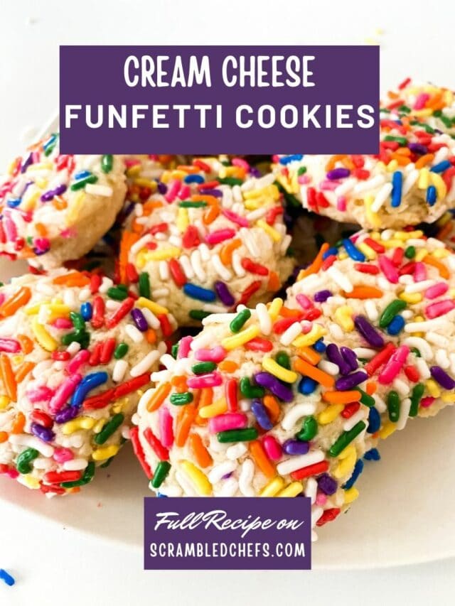 Cream Cheese Cookies with Sprinkles