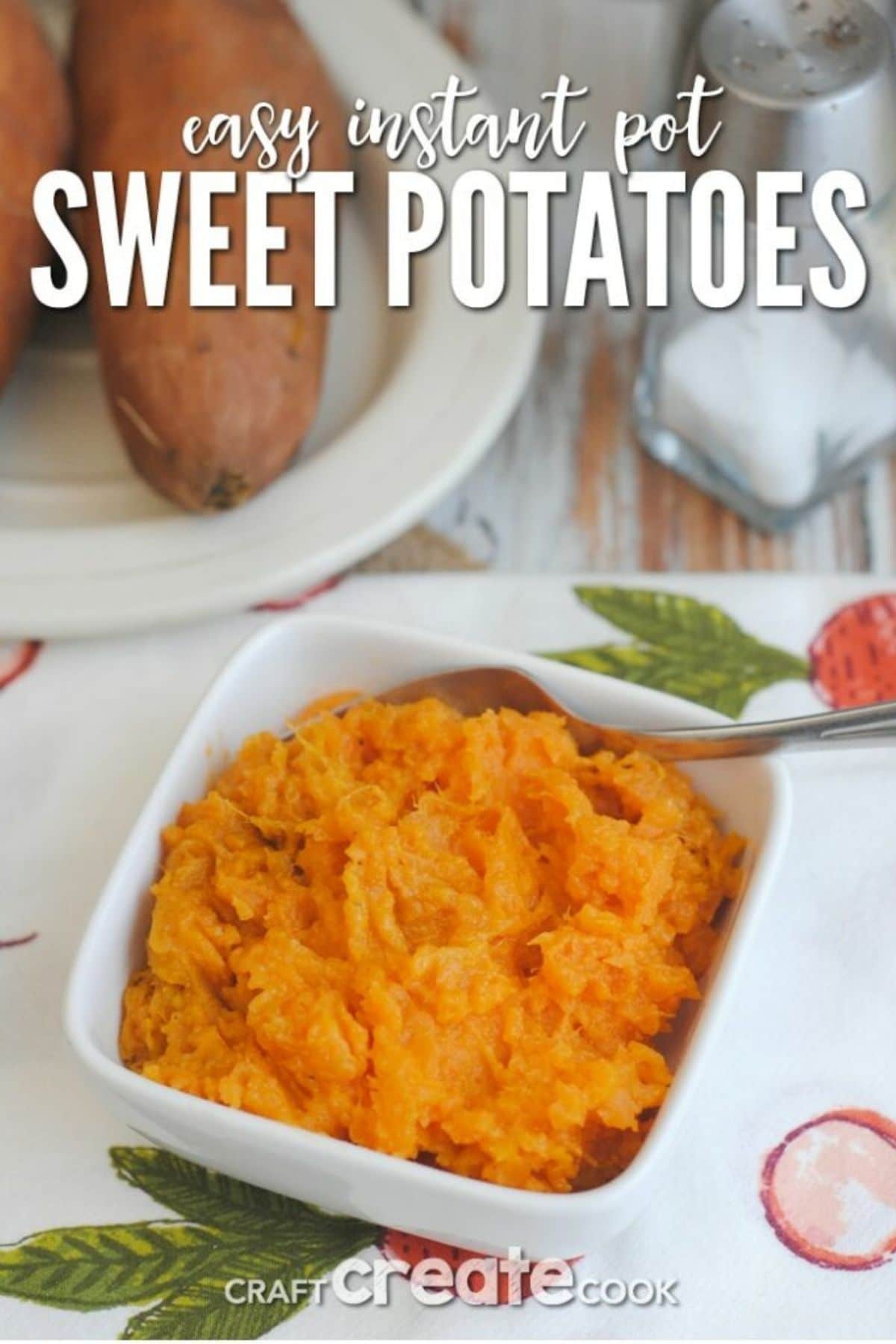 Sweet potatoes mashed