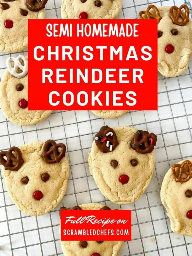 Rudolph Christmas Reindeer Cookie