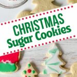 Sugar cookies collage