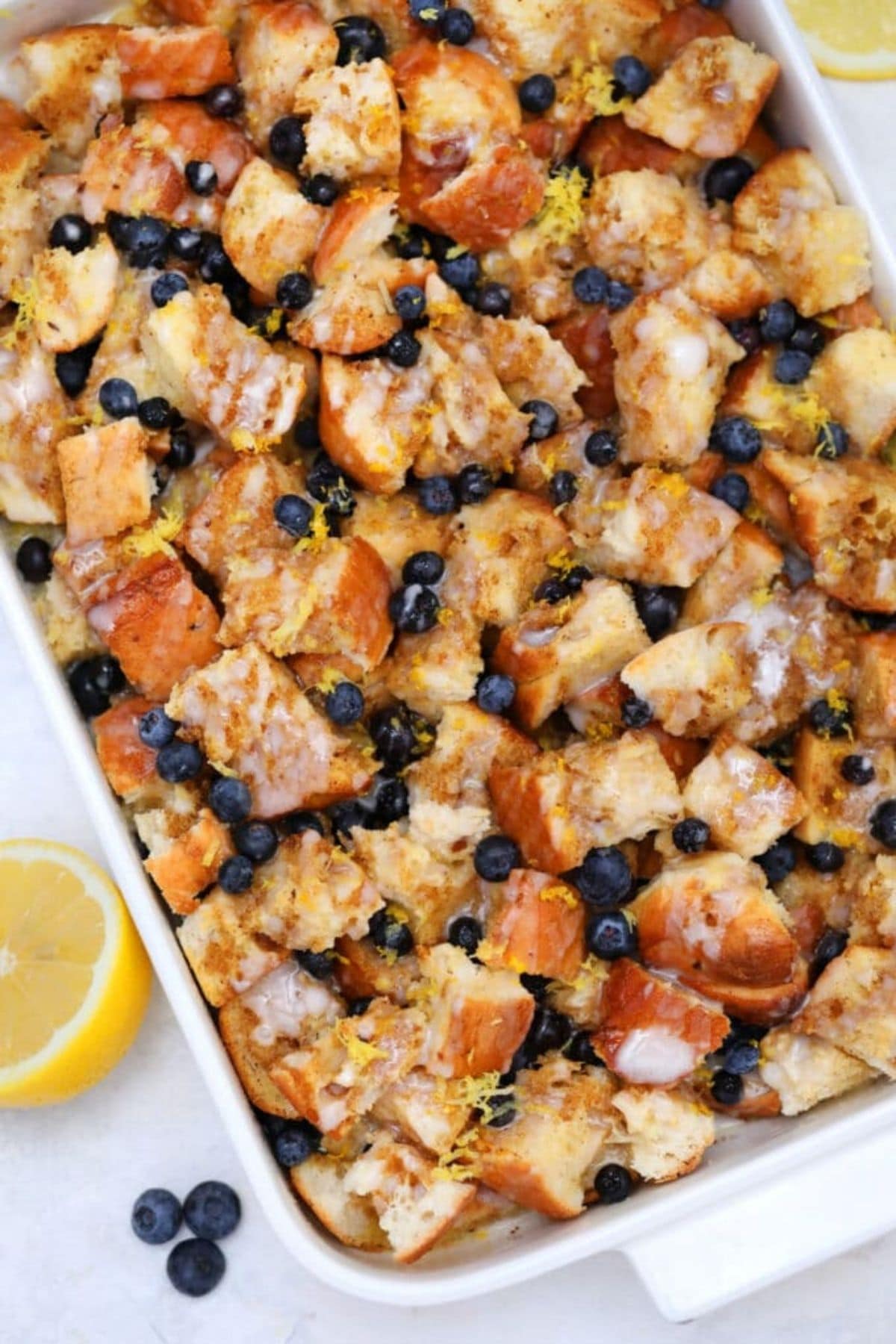 Blueberry french toast casserole