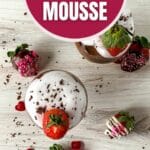 Top of mousse cup
