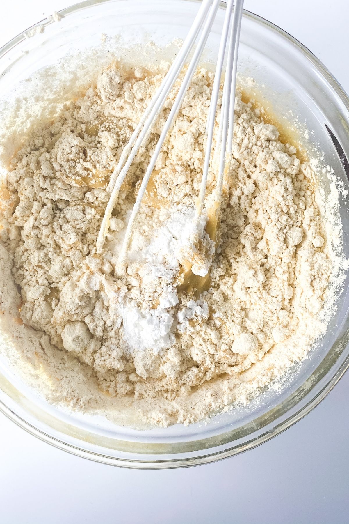 Mixing muffin batter