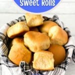 Basket of hawaiian rolls