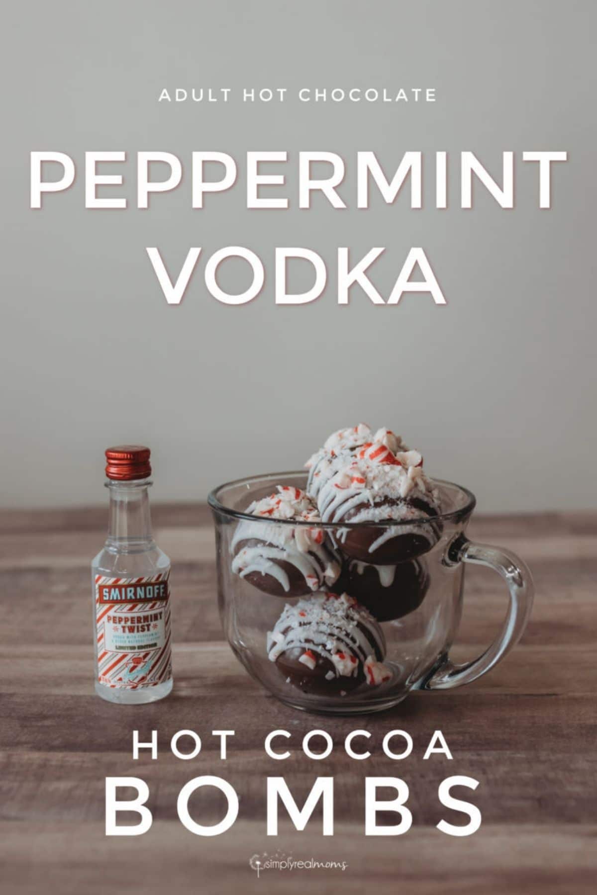 Vodka hot cocoa bomb