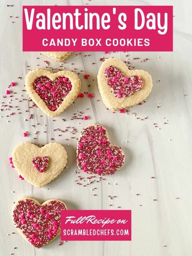 Valentine’s Day Candy Box Sugar Cookies