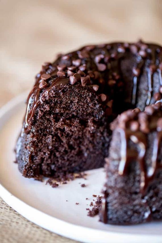 Triple Chocolate Bundt Cake regular and GF options | Etsy